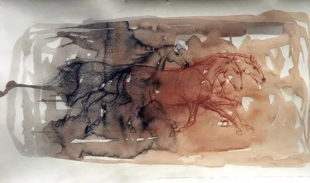 Acuarela, obra 19, de Jorge Korea
