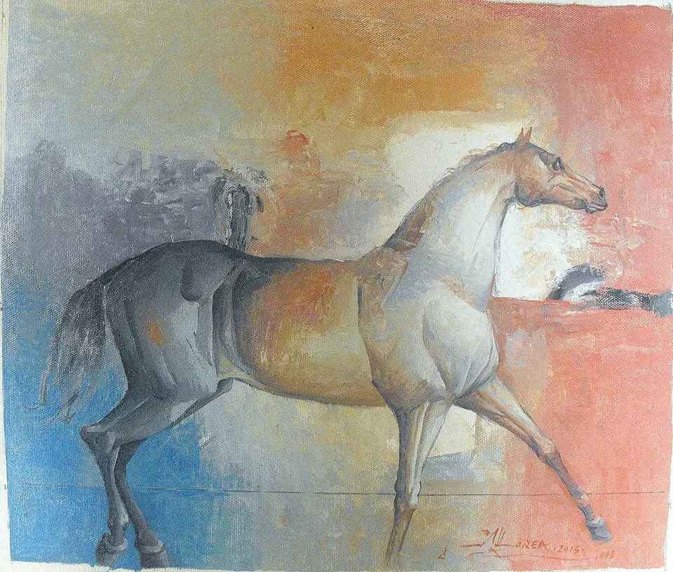 Caballos Fantasma, obra 1, de Jorge Korea