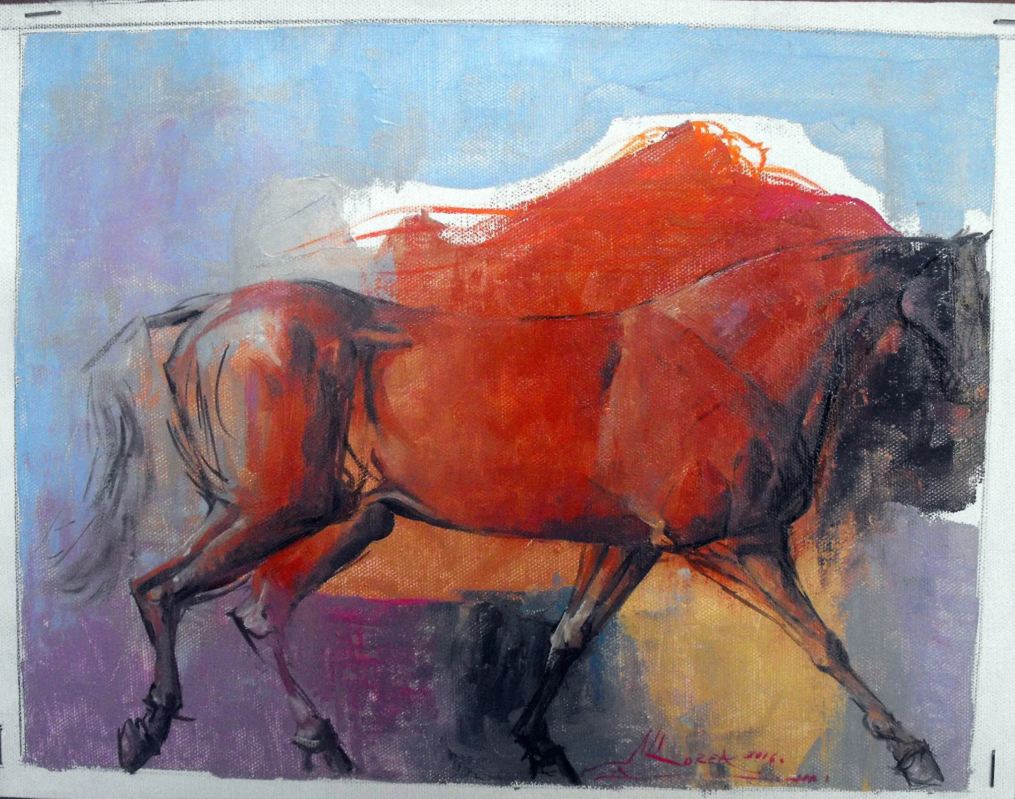Caballos Fantasma, obra 2, de Jorge Korea