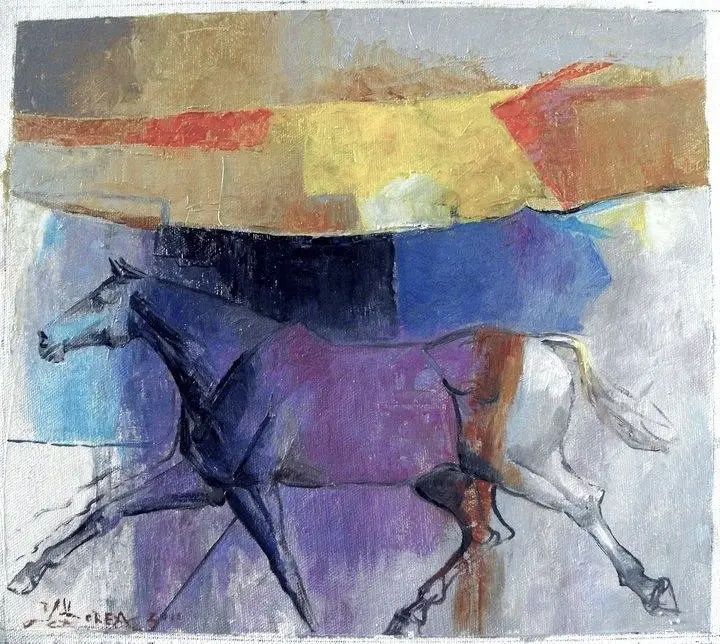 Caballos Fantasma, obra 14, de Jorge Korea