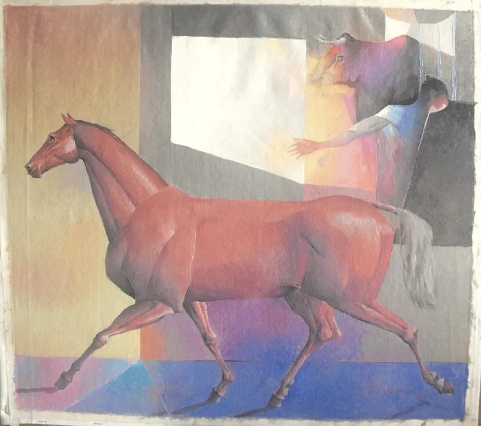 Caballos Fantasma, obra 24, de Jorge Korea