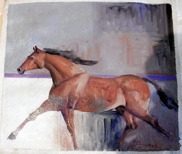 Caballos Fantasma, obra 28, de Jorge Korea