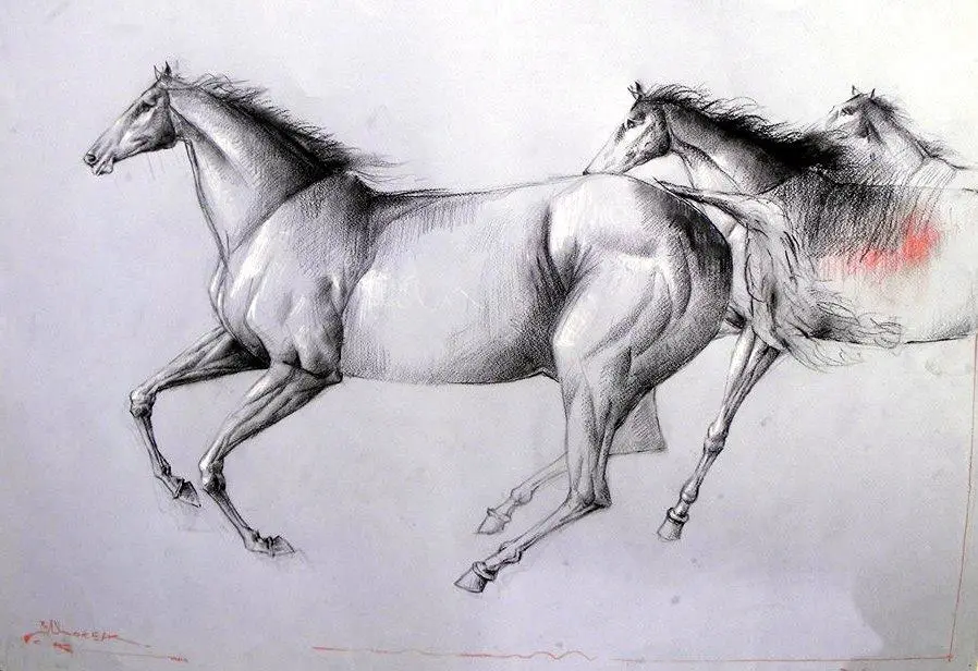 Dibujo, obra 3, de Jorge Korea