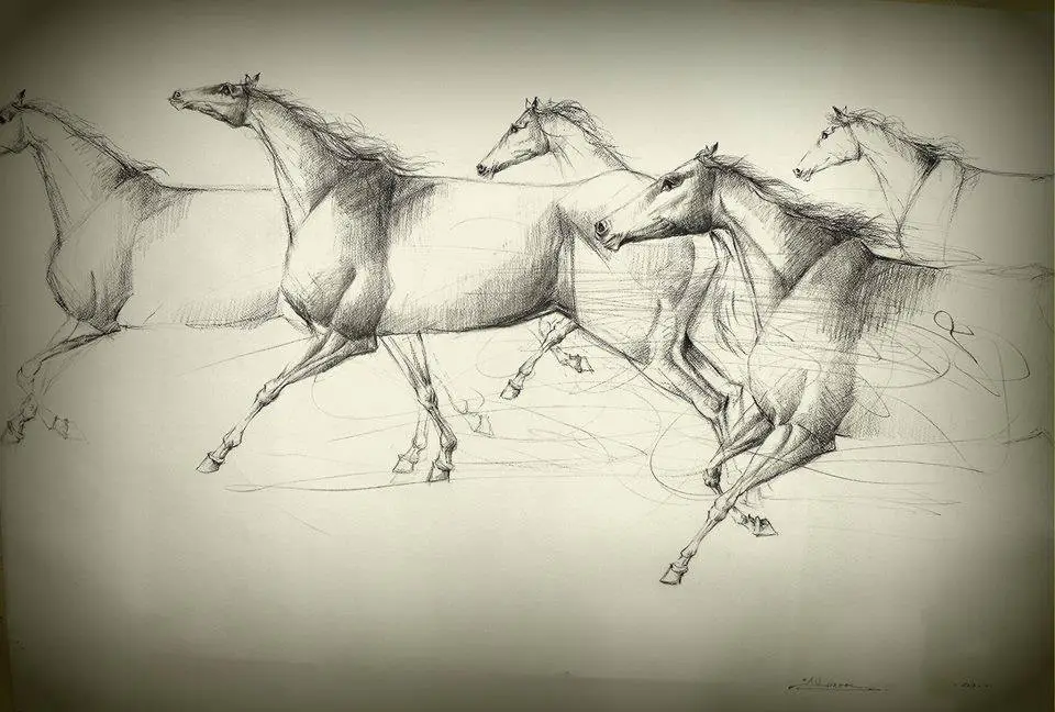 Dibujo, obra 4, de Jorge Korea