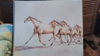 Dibujo, obra 6, de Jorge Korea