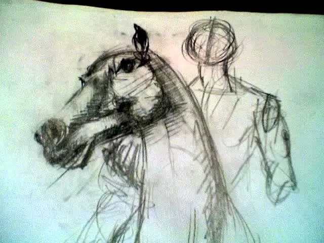 Dibujo, obra 7, de Jorge Korea
