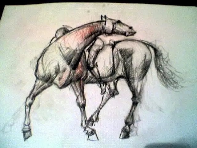 Dibujo, obra 8, de Jorge Korea