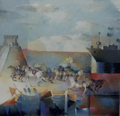 La Conquista, obra 53, de Jorge Korea