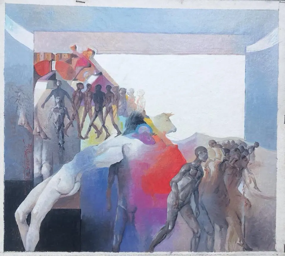 Mundos Presentidos, obra 3, de Jorge Korea