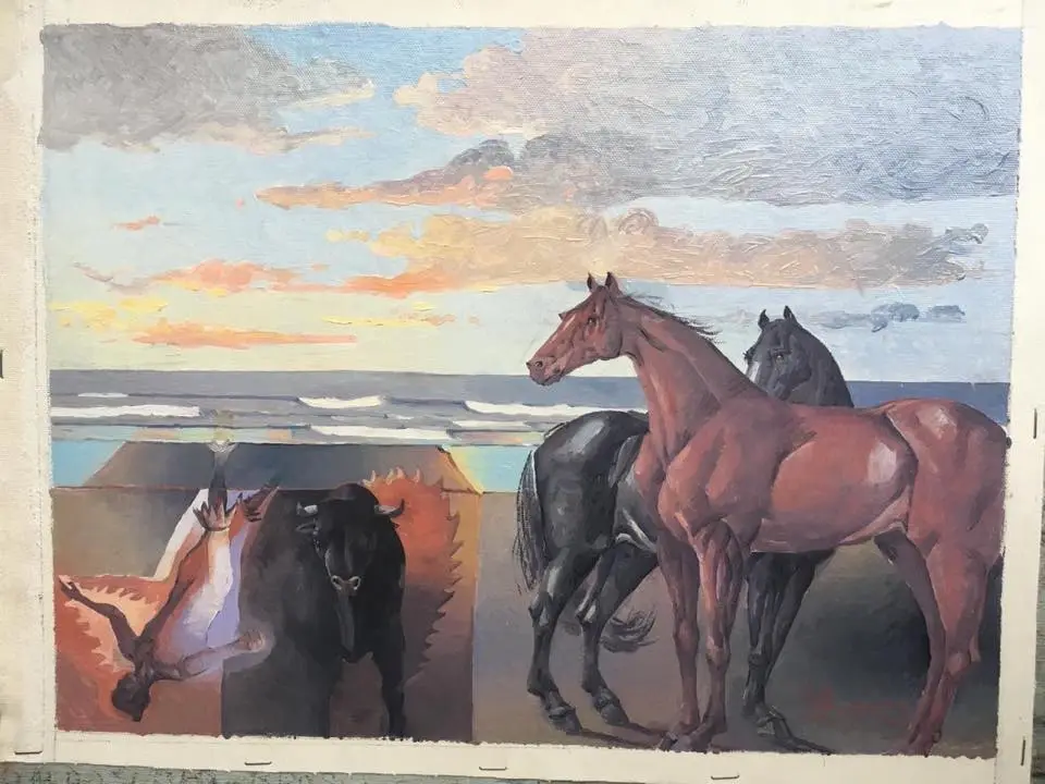 Mundos Presentidos, obra 6, de Jorge Korea