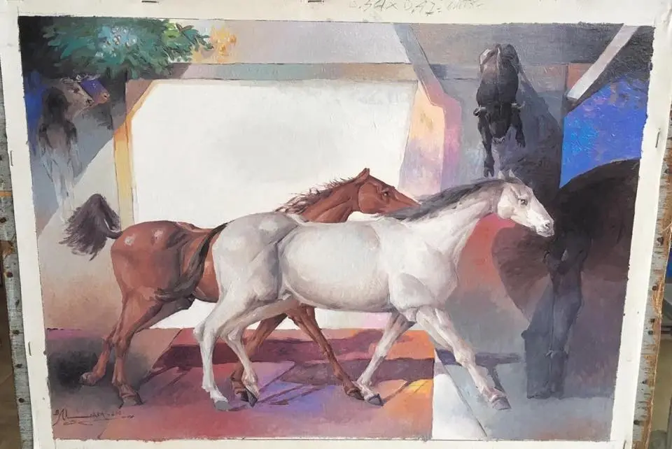 Mundos Presentidos, obra 7, de Jorge Korea
