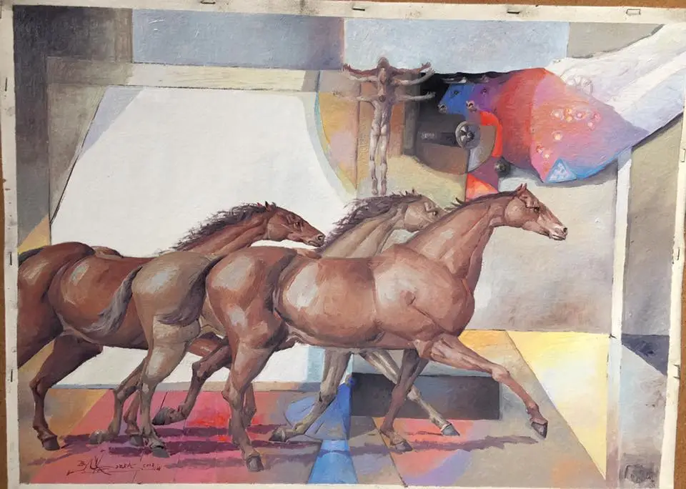 Mundos Presentidos, obra 8, de Jorge Korea
