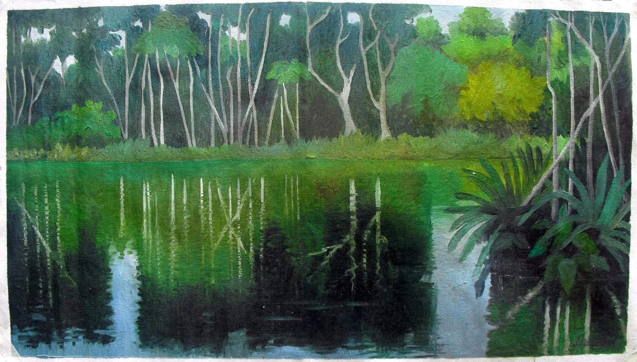 Paisaje, obra 5, de Jorge Korea